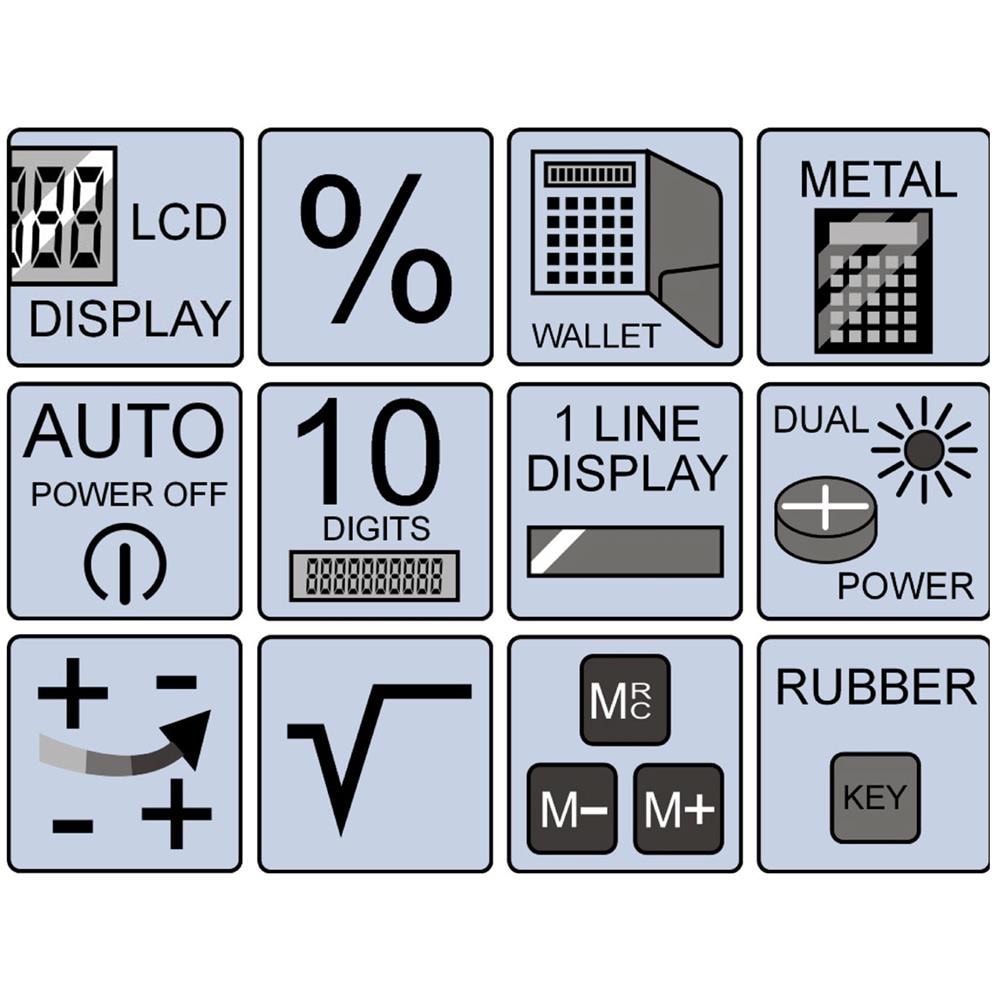 LCD 1110, tasca, Basico, Argento, 60g, 70 x 117 x 10 mm - Foto 1